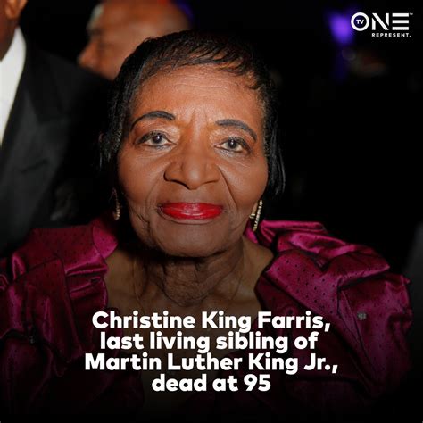 Tv One On Twitter Rest In Power Dr Christine King Farris 🏾