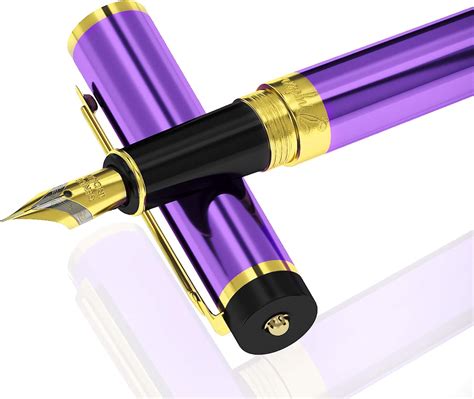 Dryden Luxury Fountain Pen Decadent Purple Modern Classic Limited