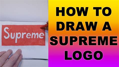 How To Draw Supreme Logo Step By Step Garcia Drandrus00