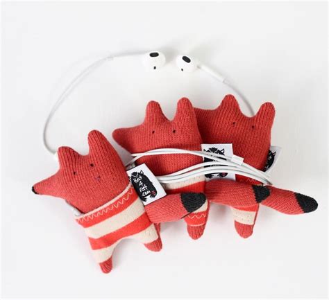 My Fox S Pouch Is Small But It Can Hold Earphones You Can Meet Them