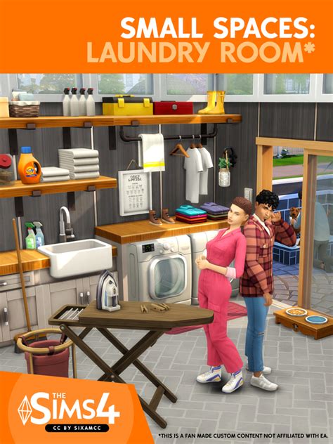 Small Spaces Laundry Room Cc Pack Overview Sixam Cc On Patreon