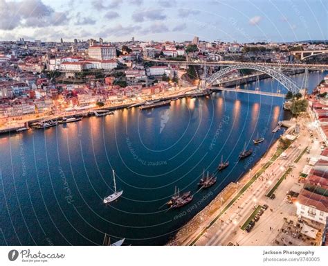 Cityscape Of The Historic City Of Porto With Famous Bridge Portugal