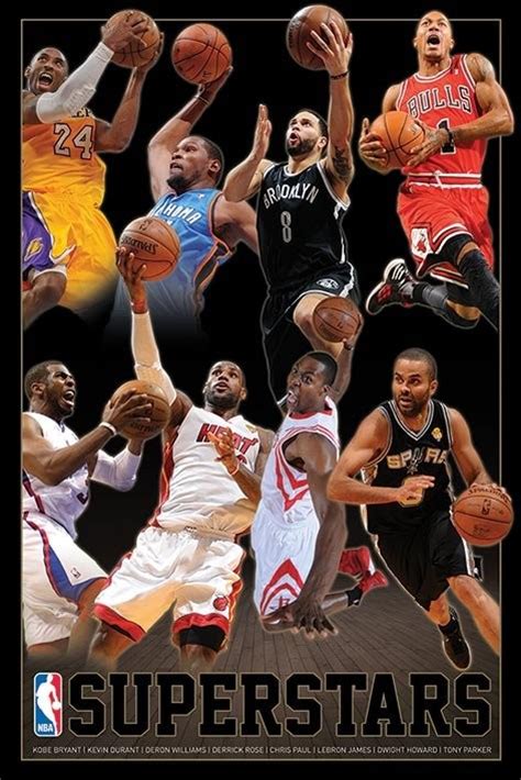 Nba Superstars Poster Plakat Bei Europosters