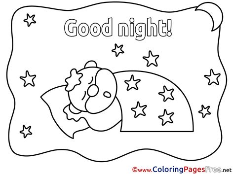 Good Night Coloring Pages Printable Goodnight Moon Qu Vrogue Co