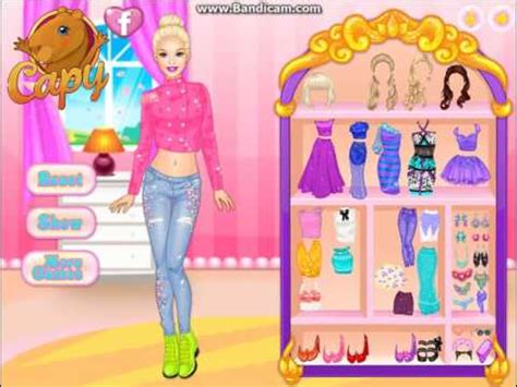 Usklađivanje boja odjeće - Barbi igre - YouTube