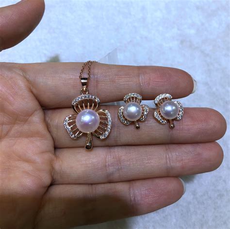 White Genuine Freshwater Real Pearl Earring Studcubic Etsy Real