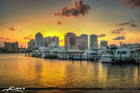 West Palm Beach Intense Sunset Hdr Photography By Captain Kimo
