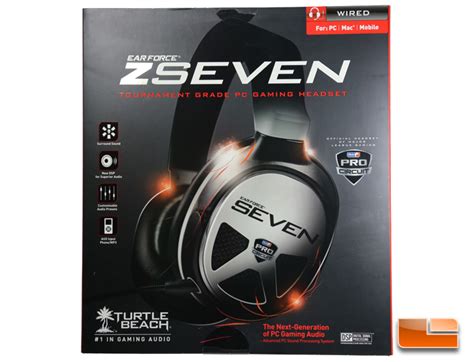 Turtle Beach Ear Force Z Seven Gaming Headset Review Legit Reviews