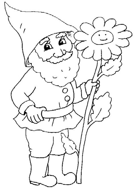 Gnome for the holidays printable christmas coloring page and. Printable Gnome Coloring Pages | Sunflower coloring pages ...