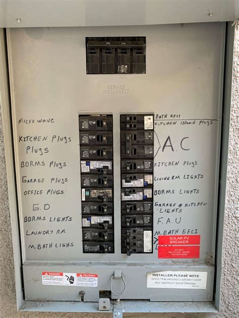 Panel Images For EV Charger Installations