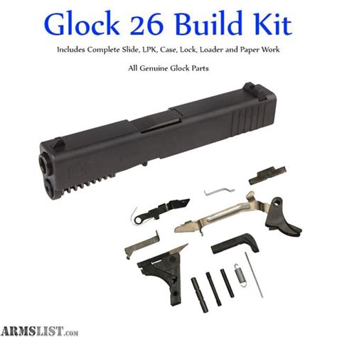 Armslist For Sale Glock 26 Gen 3 Build Kit For Polymer 80 Frames