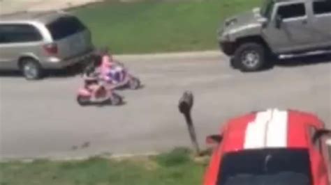 Motorcycle Crash Caught On Security Camera Youtube