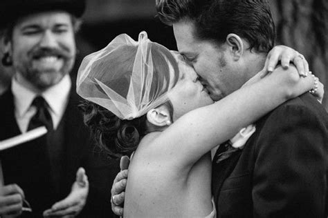 25 Couples Who Nailed The Big Kiss Bridalguide