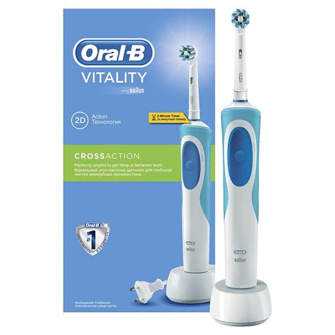 Oral B Vitality Plus Cross Action Electric Toothbrush Rechargeable