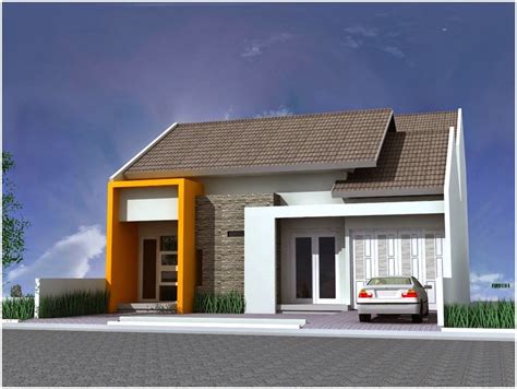 Sketsa rumah minimalis di atas memberikan kesan yang modern dan sederhana yang nyaman untuk ditinggali. 65 Model Desain Rumah Minimalis 1 Lantai Idaman | Dekor Rumah