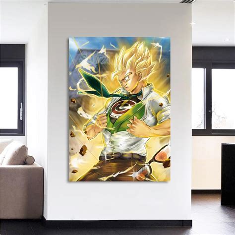 Dbz Gohan Capsule Corp Super Power Dope 1pc Canvas Print Saiyan Stuff