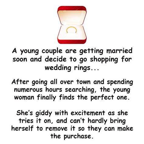 A Couple Are Getting Married And Go Shopping For A Wedding Ring When
