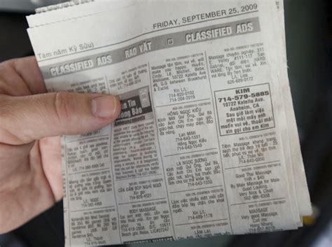 Not Fit For Print Sex For Sale In Our Newspapers Orange County Register