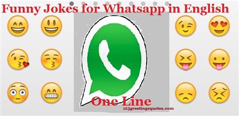 Jokes can make everyone lough. Funny Jokes for Whatsapp in English - One Line