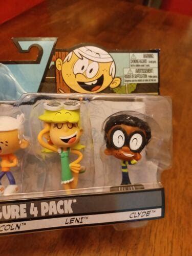 Nickelodeon Loud House 4 Figure Pack Lincoln Clyde Lisa And Leni New