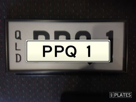 Ppq 1 Personal Plates Qld Number Plates For Sale Qld Mrplates