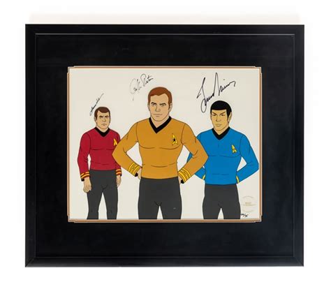 Lot Detail Star Trek The Animated Series Limited Edition Cel Signed