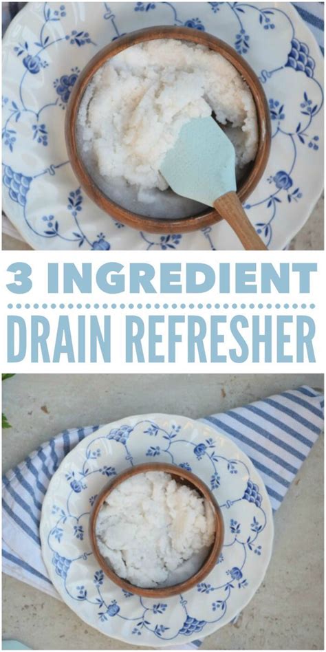 Easy 3 Ingredient Drain Refresher Safe Cleaning Products Homemade