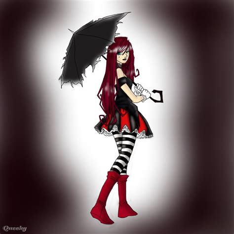 Gothic Girl Color ← An Anime Speedpaint Drawing By Jayceew