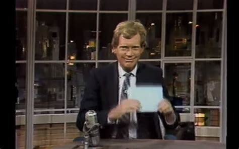 9181985 David Lettermans First Top Ten List