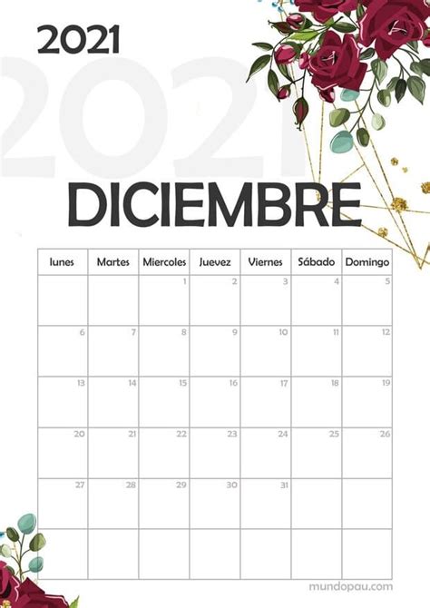 Calendario Diciembre 2021 Para Imprimir Gratis Calendario Aug 2021