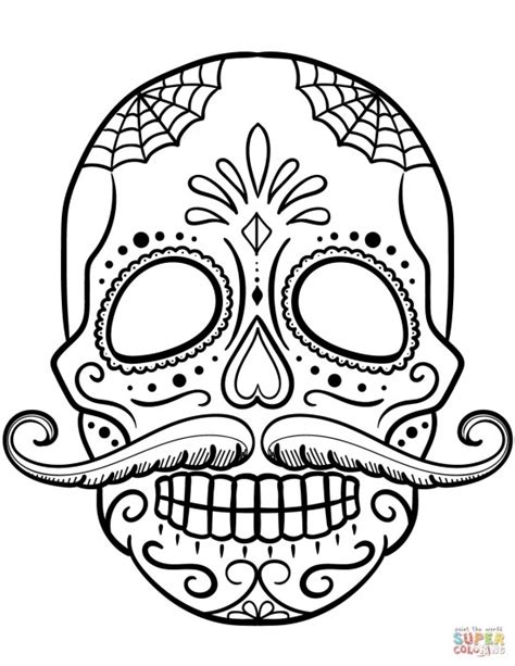 Dibujos De Calaveras Para Colorear E Imprimir Para Niños Hay Niños