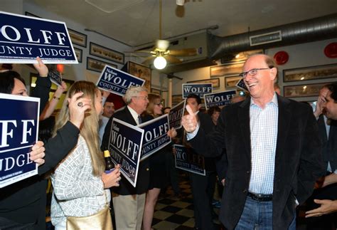 wolff cruises to re election as county judge