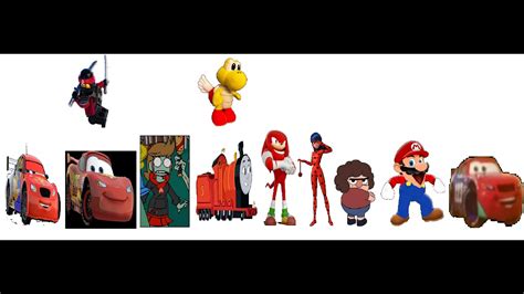 All Red Characters From Games Series And Movies Sings Im Blue Da Ba