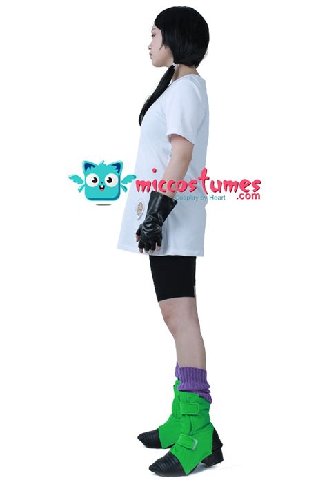 Dragon Ball Z Videl Cosplay Costume With Gloves And Shoes Cover