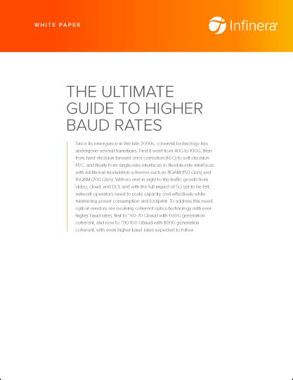 The Ultimate Guide To Higher Baud Rates