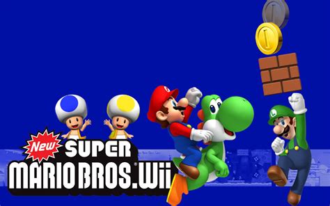 New Super Mario Bros Wii Wallpaper Video Games Blogger