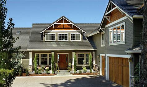 They are gorgeous houses with grand features like covered porches, strong entry columns, and dormer windows. Classic Craftsman Home Plan - 69065AM | Architectural ...