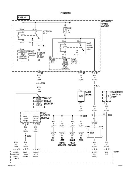 This typical circuit diagram includes the following circuits: DIAGRAM 2006 Dodge Caravan Radio Wiring Diagram FULL ...