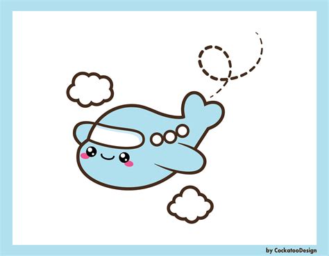 Airplane Clip Art Kawaii Airplane Clip Art Airplane Clipart Kawaii