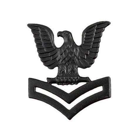 Usn Black Metal E 5 Petty Officer Second Class Cap Device Vanguard