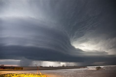 Incredible Supercell Structure Clinton Oklahoma 22nd April 2013