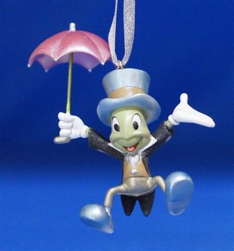 Jiminy Cricket From Pinocchio Christmas Ornament Disney 25th