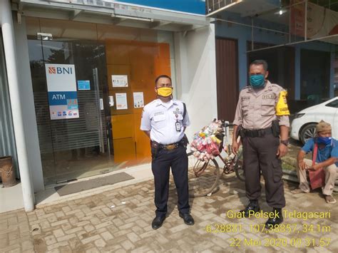 Patroli Dialogis Petugas Security Bank Bni Polres Karawang