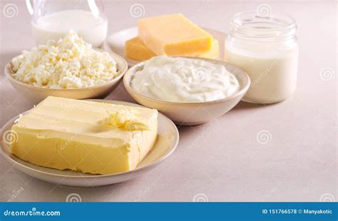 Assorted Dairy Product Stock Photo Image Of Assorted 151766578