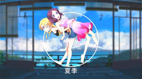 Online Crop Two Female Anime Characters Digital Wallpaper Shapes