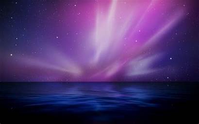 Horizon Aurora Purple Pink Sky Nature Artistic
