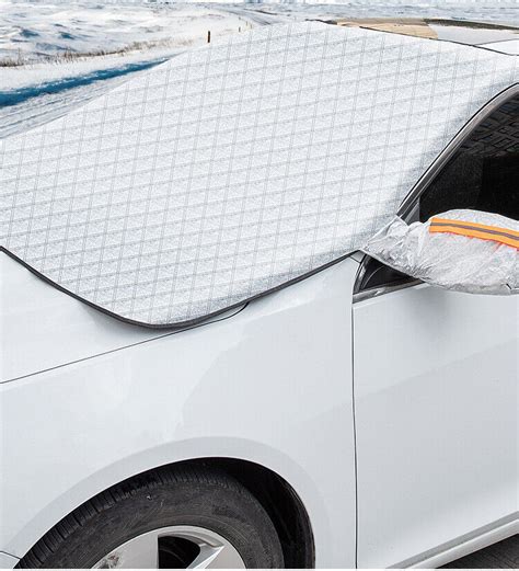 Magnetic Car Windshield Snow Cover Winter Ice Frost Guard Sun Sunshade