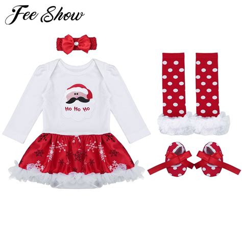3 6 9 12 18 Months Infant Baby Girls Christmas Clothing Set Winter