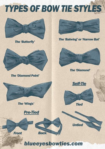Types Of Bow Tie Styles Look Your Best For Any Occasion