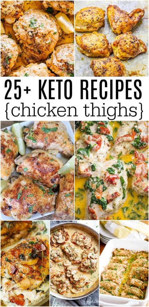 It's one of my wife's signature chicken recipes. Keto Chicken Thigh Recipes - 25+ recipes for keto chicken thighs